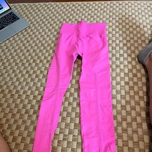 Free people movement pink leggings